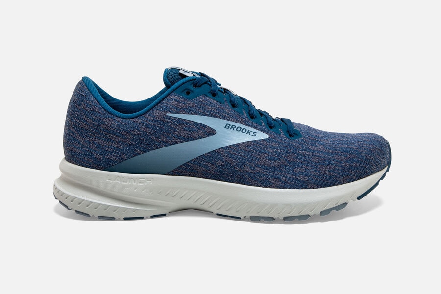 Launch 7 Road Brooks Running Shoes NZ Mens - Blue - IVXYJS-148